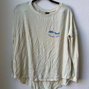 Free Press Yellow Awake-ish Shirt - Size S